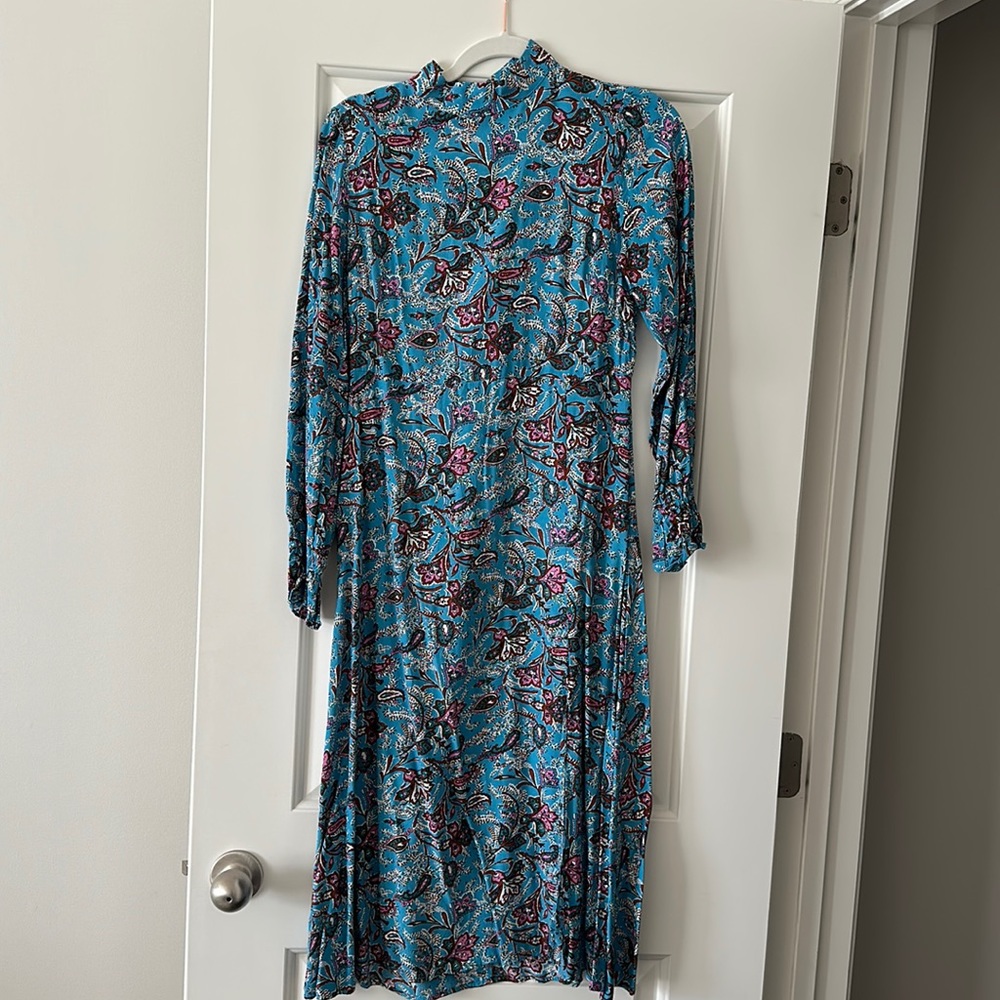 Work Once Loft Midi Dress Size 2